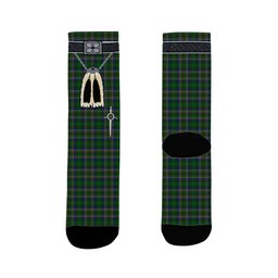 ScotsTee Shop Scottish Cockburn Clan Highland Kilt Sporran Tartan Socks