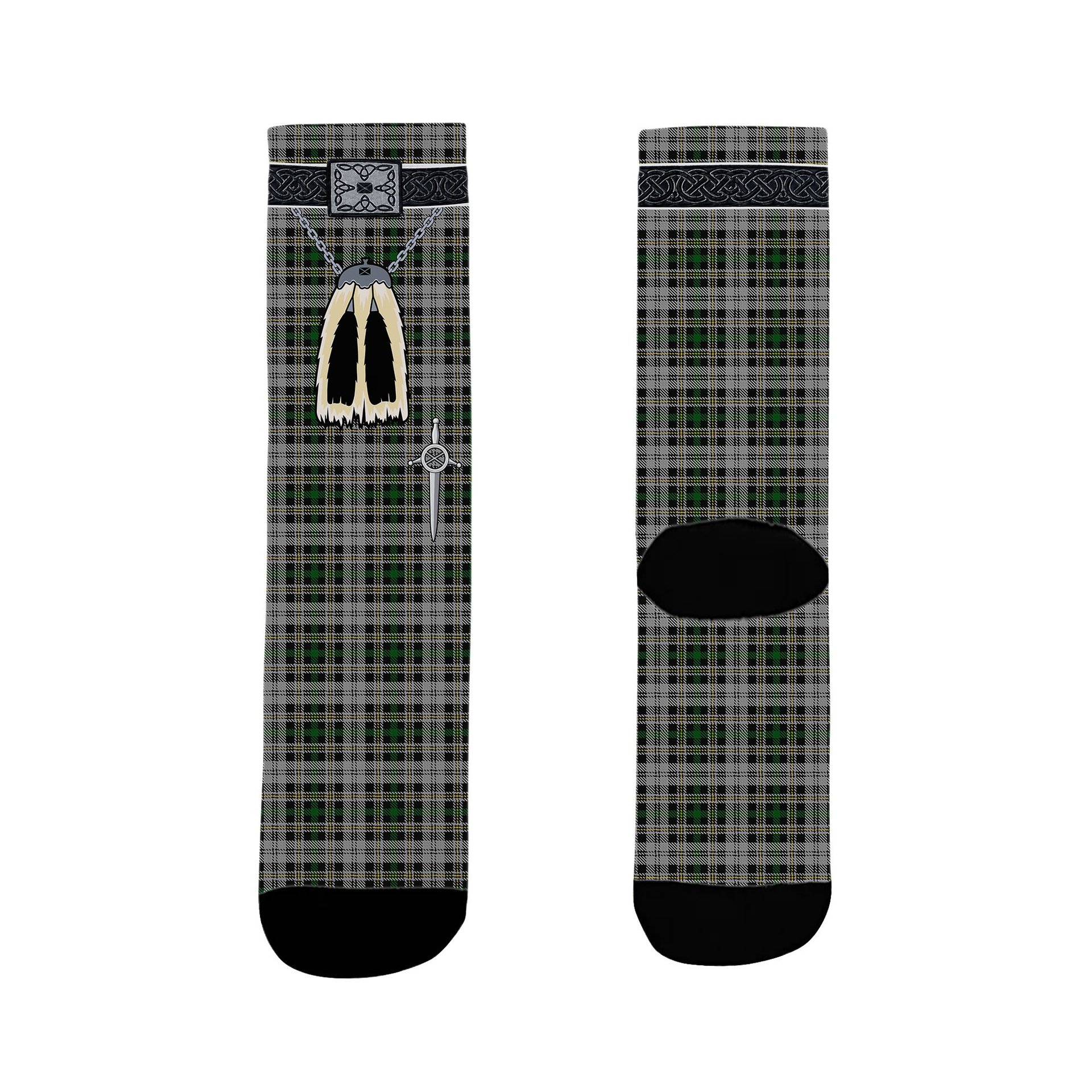 ScotsTee Shop Scottish Dalgliesh Dress Clan Highland Kilt Sporran Tartan Socks