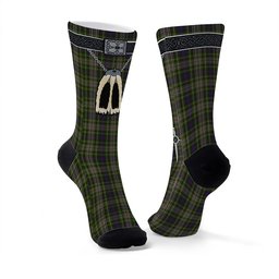 ScotsTee Shop Scottish Davidson Tulloch Dress Clan Highland Kilt Sporran Tartan Socks