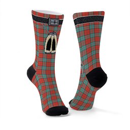 ScotsTee Shop Scottish Dunbar Ancient Clan Highland Kilt Sporran Tartan Socks