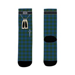 ScotsTee Shop Scottish Donegal County Clan Highland Kilt Sporran Tartan Socks