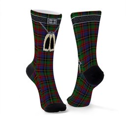 ScotsTee Shop Scottish Deas Clan Highland Kilt Sporran Tartan Socks