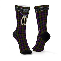 ScotsTee Shop Scottish Cameron of Erracht Modern Clan Highland Kilt Sporran Tartan Socks