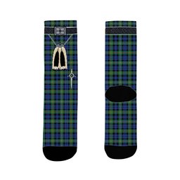 ScotsTee Shop Scottish Campbell Argyll Ancient Clan Highland Kilt Sporran Tartan Socks