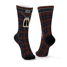 ScotsTee Shop Scottish Cameron Hunting Modern Clan Highland Kilt Sporran Tartan Socks