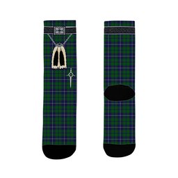 ScotsTee Shop Scottish Douglas Green Wilsons Clan Highland Kilt Sporran Tartan Socks