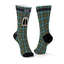 ScotsTee Shop Scottish Caldwell Clan Highland Kilt Sporran Tartan Socks