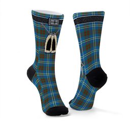 ScotsTee Shop Scottish Cathcart Ancient Clan Highland Kilt Sporran Tartan Socks