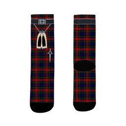 ScotsTee Shop Scottish Clarke Red Clan Highland Kilt Sporran Tartan Socks