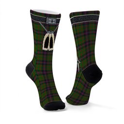 ScotsTee Shop Scottish Cochrane Clan Highland Kilt Sporran Tartan Socks