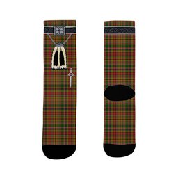 ScotsTee Shop Scottish Drummond of Strathallan Clan Highland Kilt Sporran Tartan Socks