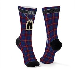 ScotsTee Shop Scottish Glenn Clan Highland Kilt Sporran Tartan Socks