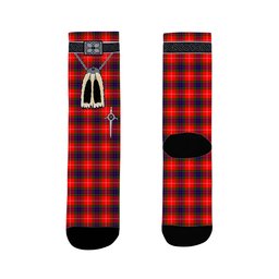 ScotsTee Shop Scottish Fraser Modern SC Clan Highland Kilt Sporran Tartan Socks