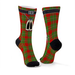 ScotsTee Shop Scottish Gregor Modern Clan Highland Kilt Sporran Tartan Socks