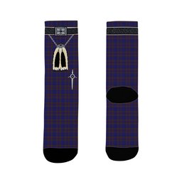 ScotsTee Shop Scottish Elliot Clan Highland Kilt Sporran Tartan Socks