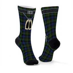 ScotsTee Shop Scottish Gow Hunting 2 Clan Highland Kilt Sporran Tartan Socks