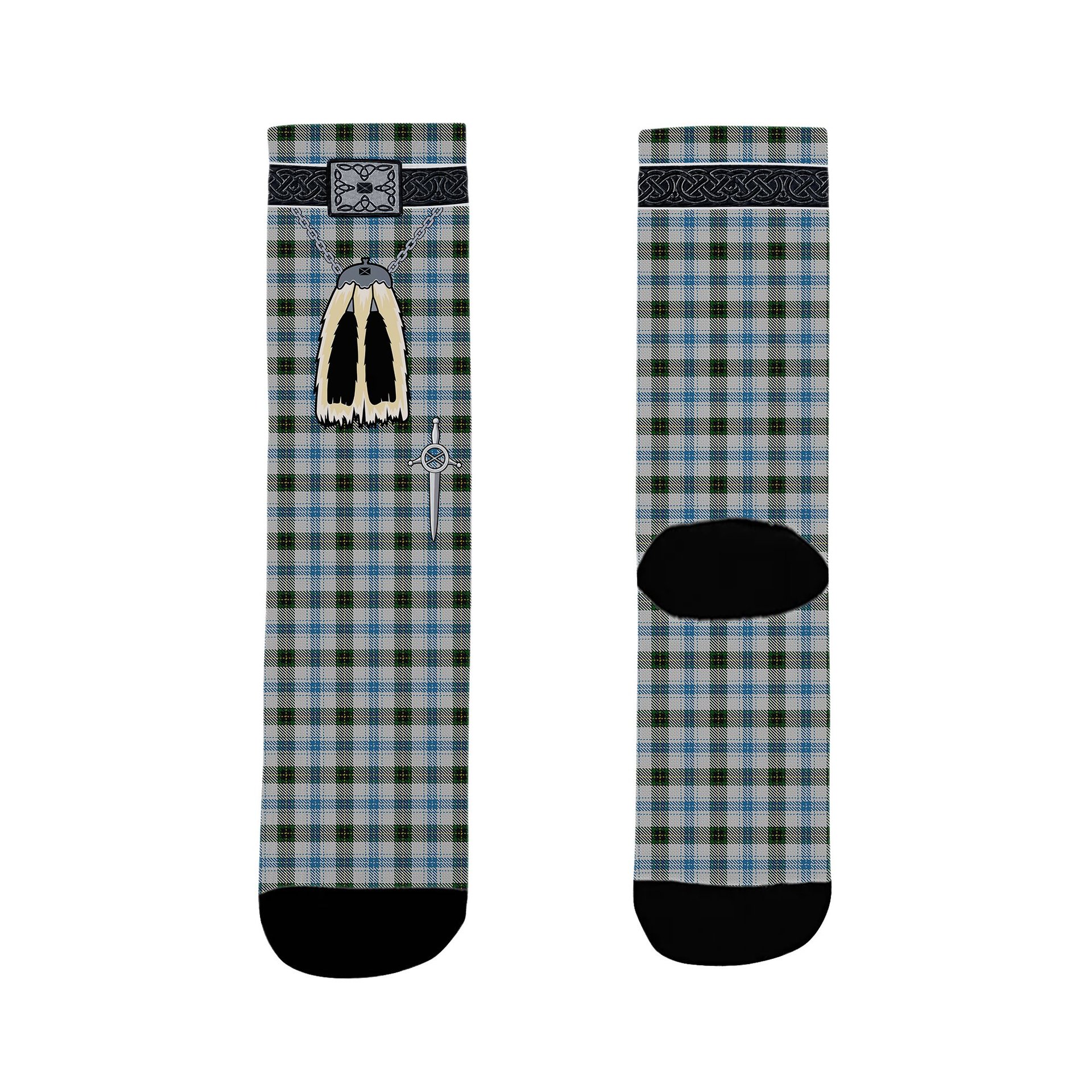 ScotsTee Shop Scottish Henderson Dress Clan Highland Kilt Sporran Tartan Socks