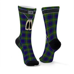 ScotsTee Shop Scottish Greene Clan Highland Kilt Sporran Tartan Socks