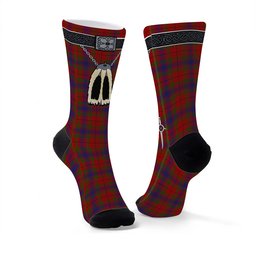 ScotsTee Shop Scottish Gates Clan Highland Kilt Sporran Tartan Socks