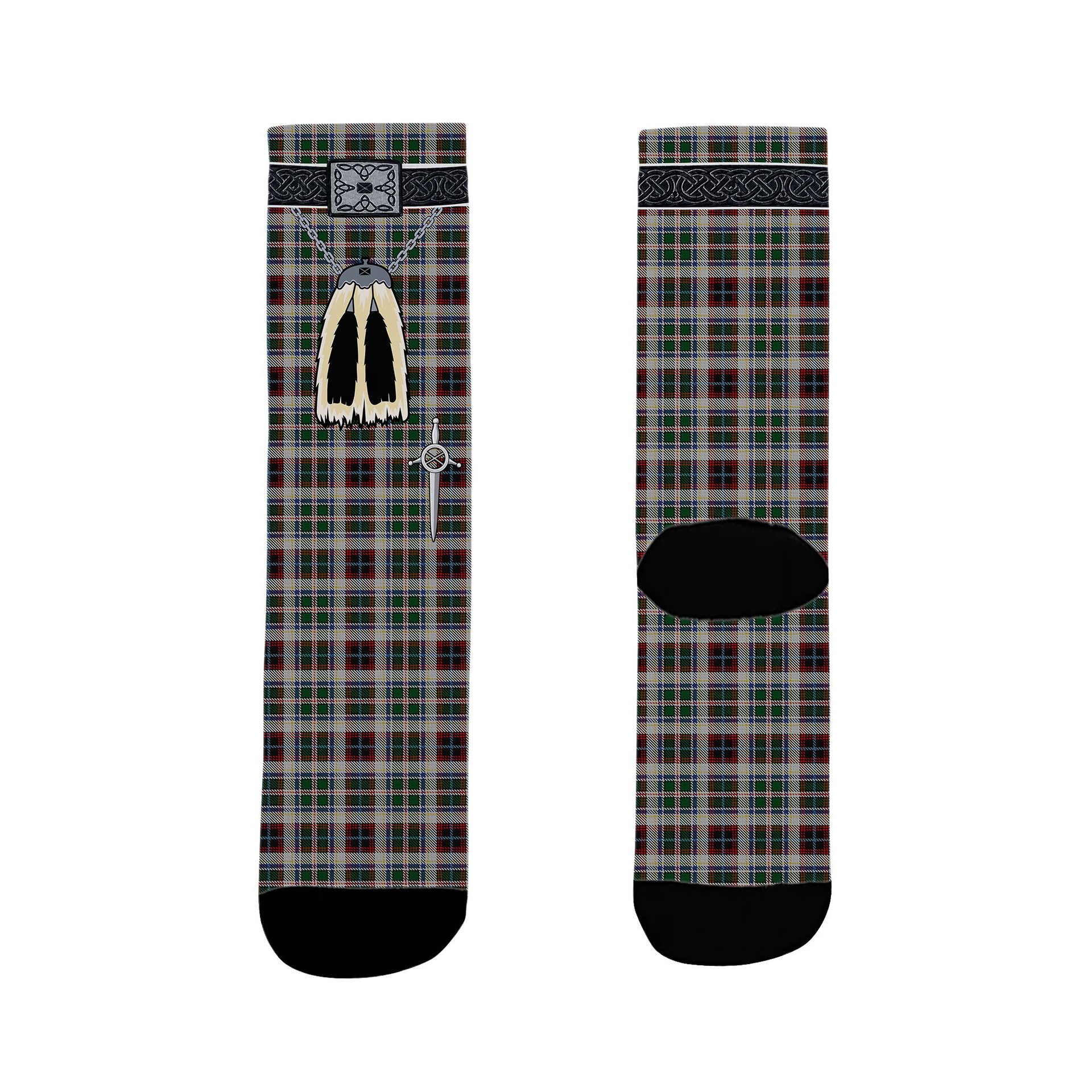 ScotsTee Shop Scottish Innes Dress Clan Highland Kilt Sporran Tartan Socks