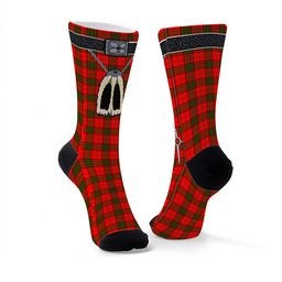 ScotsTee Shop Scottish Herries Clan Highland Kilt Sporran Tartan Socks
