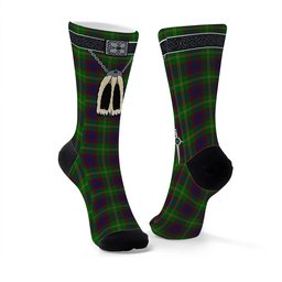 ScotsTee Shop Scottish Durie Clan Highland Kilt Sporran Tartan Socks
