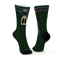 ScotsTee Shop Scottish Forbes 1842 Clan Highland Kilt Sporran Tartan Socks