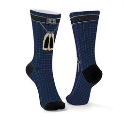 ScotsTee Shop Scottish Isle of Harris Clan Highland Kilt Sporran Tartan Socks