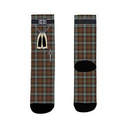 ScotsTee Shop Scottish Fergusson Weathered Clan Highland Kilt Sporran Tartan Socks