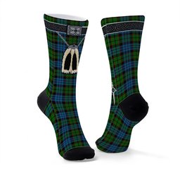 ScotsTee Shop Scottish Fletcher 2 Clan Highland Kilt Sporran Tartan Socks