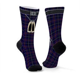 ScotsTee Shop Scottish Fitzgerald Hunting Clan Highland Kilt Sporran Tartan Socks