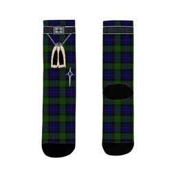 ScotsTee Shop Scottish Jamieson Clan Highland Kilt Sporran Tartan Socks