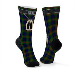 ScotsTee Shop Scottish Dundas Modern 02 Clan Highland Kilt Sporran Tartan Socks