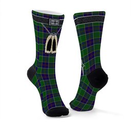 ScotsTee Shop Scottish Inkster Clan Highland Kilt Sporran Tartan Socks