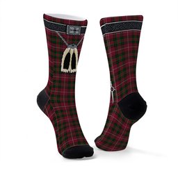 ScotsTee Shop Scottish Hunter of Bute Clan Highland Kilt Sporran Tartan Socks