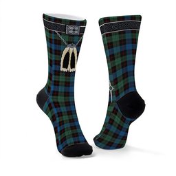 ScotsTee Shop Scottish Guthrie Clan Highland Kilt Sporran Tartan Socks