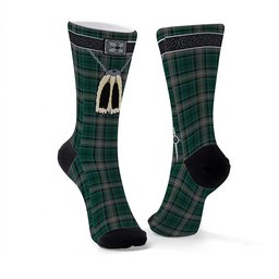 ScotsTee Shop Scottish Kelly of Sleat Hunting Clan Highland Kilt Sporran Tartan Socks