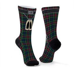 ScotsTee Shop Scottish Keith District Modern Clan Highland Kilt Sporran Tartan Socks
