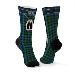 ScotsTee Shop Scottish Dyce Clan Highland Kilt Sporran Tartan Socks