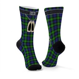 ScotsTee Shop Scottish Gordon Modern Clan Highland Kilt Sporran Tartan Socks