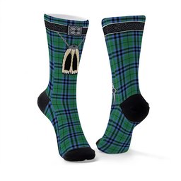 ScotsTee Shop Scottish Keith Ancient Clan Highland Kilt Sporran Tartan Socks