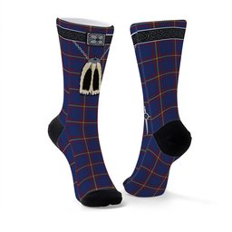 ScotsTee Shop Scottish MacLaine of Lochbuie Clan Highland Kilt Sporran Tartan Socks