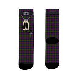 ScotsTee Shop Scottish MacLennan Clan Highland Kilt Sporran Tartan Socks