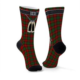 ScotsTee Shop Scottish MacPhail Clan Highland Kilt Sporran Tartan Socks