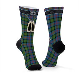ScotsTee Shop Scottish MacLennan Ancient Clan Highland Kilt Sporran Tartan Socks