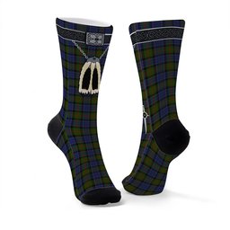 ScotsTee Shop Scottish MacFadzean Clan Highland Kilt Sporran Tartan Socks