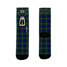ScotsTee Shop Scottish MacKinlay Modern Clan Highland Kilt Sporran Tartan Socks