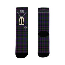 ScotsTee Shop Scottish MacCallum of Berwick Clan Highland Kilt Sporran Tartan Socks
