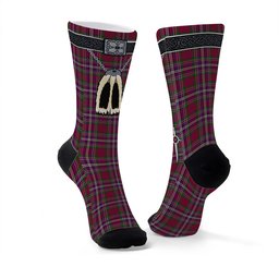 ScotsTee Shop Scottish Lendrum Lyon version Clan Highland Kilt Sporran Tartan Socks