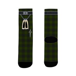 ScotsTee Shop Scottish MacLean Hunting Clan Highland Kilt Sporran Tartan Socks